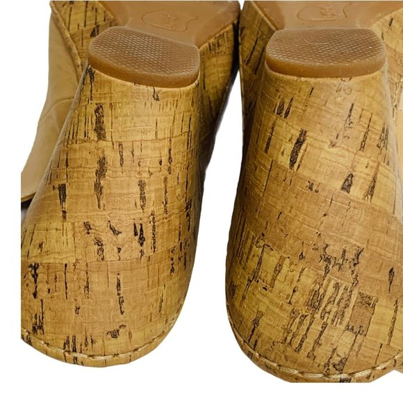 Born Concept BOC Wedge Heel Open Toe Shoes Size 9 - Picture 5 of 8